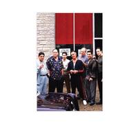 MAHWER The Sopranos Family Poster, Tony Soprano Movie Photo Poster Canvas Poster Wall Art Decor Print Picture Paintings for Living Room Bedroom Decoration Unframe-style 24x36inch(60x90cm)
