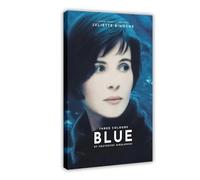 MAHWER Three Colors Blue Movie Poster Canvas Poster Wall Art Decor Print Picture Paintings for Living Room Bedroom Decoration Frame-style 24x36inch(60x90cm)