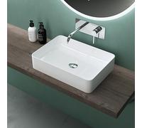 Mai & Mai Bathroom Sink, Ceramic Countertop Wash Basin with Nano Coating
