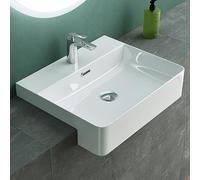 Mai & Mai Bathroom Sink, Ceramic Countertop Wash Basin with Nano Coating