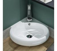 Mai & Mai Bathroom Sink, Oval Wall-Mounted Wash Basin, Nano-Coated Bowl