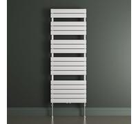 Mai & Mai Radiator Wall Mounted | Heated Towel Rail Bathroom Radiator | Flat Panel Central Heating | HxW:160x60cm | White Bathroom Radiator FH