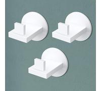 Mai & Mai Wall Mounted Coat Hooks, 3 Pack, Drill or Adhesive Installation