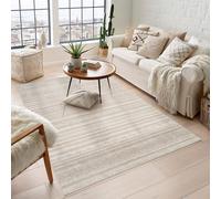 Maia Washable Motif Traditional Area Rug Non-Slip Living Room Hallway Desire Rugs Beige 120cm x 180cm