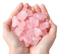 MAIBAOTA Raw Crystals Bulk 1" Natural Rough Crystal Stones Gemstones Rocks for Tumbling Cutting Polishing Witch Reiki Quartz Crystals, 0.45 Pound, Stones