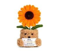 MAIBAOTA Sunflower Doll Mum Gift - Mum I Love You, You Bring Sunshine | Handmade Mother' s Day Gift Birthday Gifts for Mums Cute Appreciation Keepsake Thank You Mum Present