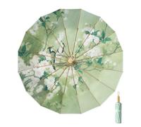 Maibar Sun Umbrella SPF 50 3D Pattern Compact 16 Ribs UPF 50 UV Protection Folding Umbrella for Women (1)