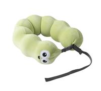 Maibar Travel Pillow for Planes Memory Foam Caterpillar Adjustable Neck Pillow for Airplanes Traveling Pillow for Car (Green)