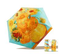 Maibar Umbrella Mini SPF 50 Compact Portable 3D Pattern Umbrella Small Folding Sun UV UPF 50 Umbrellas for Women (8)
