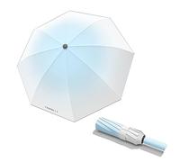 Maibar Waterproof Umbrella, Travel Folding Umbrella, Windproof UV Proof UPF 50, Auto Open Close Parasol for Men and Women (Blue)