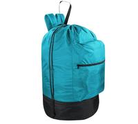 MAIBGALH Laundry Bag Backpack with Drawstring Closure and Pocket, Backpack Laundry Bag Heavy Duty for College Dorm, Laundromat, Apartment, Travel, Machine Washable, Green. 1 pack.
