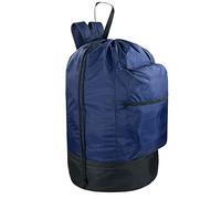 MAIBGALH Laundry Bag Backpack with Shoulder Straps and Pocket, Machine Washable Laundry Backpack, Backpack Clothes Hamper Bag Heavy Duty with Drawstring Closure for Travel, College, Laundromat,