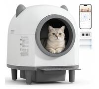 MAIBH Automatic Litter Box, Self-Cleaning Litter Box for Multiple Cats | 80L Large Capacity, App Control, Multiple Layer Safety Protection, 2 Roll Garbage Bags & 1 Scent Cartridge, Odor Control