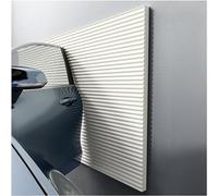 MaiBuL LNNW Car Parking Protector Garage Wall Protector, Proof Corners Edges Safety Bumper, Furniture Guards, Soft Extra-Wide Foam Padding for garages and warehouses(White-a,6.5ft/2m)