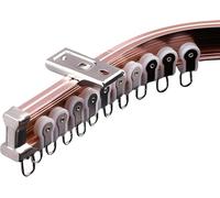 MaiBuL LNNW Curtain Rail Flexible Bendable Curtain Track - 1m-6m Long, Curtain Rail System Room Divider, Hospital/Bedroom Curtain Partition for Living Room,Bedroom, Bathroom(Ceiling Mount,1m/3.2ft)