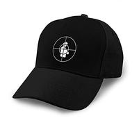 maichengxuan Public Enemy Unisex Outdoor Baseball Cap Adjustable Daddy Hat Beach Casual Sun Hats Black