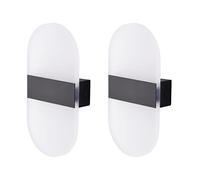 Maichis 2Pack LED RV Vanity Wall Sconce with Switch, 12Volts RV Bedside Reading Lamp with Acrylic Lens, 12 Volt Interior Light Fixture for RV, Trailer, Camper, Motorhome