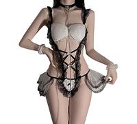 Maid Costume Set - Sexy Cosplay Uniform for Women, School Girl Outfit, Full Set Lolita Fancy Dress for Carnival and Anime Parties