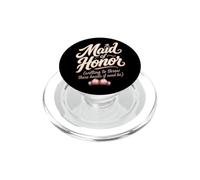 Maid Of Honor Willing To Throw Hands Funny Wedding Gift PopSockets PopGrip for MagSafe