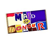 Maid Of Honour Chocolate Bar Wrapper Novelty Gift For marriage wedding CH-308 (without chocolate)
