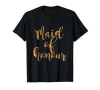 Maid of Honour Value Graphic T-Shirt, Men, Black, S