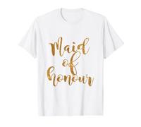 Maid of Honour Value Graphic T-Shirt, Men, White, XL
