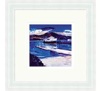 Maid of the Loch at Balloch by John Lowrie Morrison (Jolomo) Framed Medium Overall Size 39cm x 39cm / White