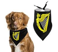 Maiden Harp Flag Funny Dog Bandanas Cute Triangle Cat Pet Scarf Bib for Holiday Party Gift