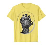 Maiden, Mother, Crone T-Shirt, Men, Lemon Yellow, Large