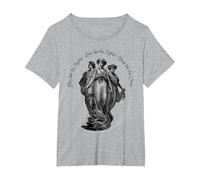 Maiden, Mother, Crone T-Shirt, Women's Plus, Heather Grey, 2X