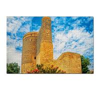 Maiden Tower Baku Azerbaijan Jigsaw Puzzle 1000 Piece Game Artwork Travel Souvenir 52x38cm