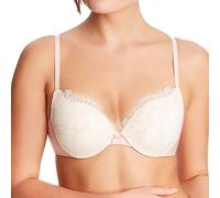 Maidenform Fit to Flirt Love The Lift Plunge Push up Bra Peach/Ivory 32C