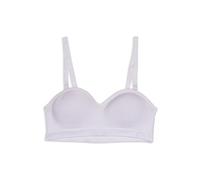 Maidenform Girls Seamless Molded Cup Hybrid Strapless Bandeau Bra, White Hybrid, 34A