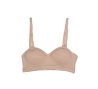 Maidenform Girls' Seamless Molded Cup Strapless Bandeau Bra Training, Opaque, Nude Hybrid, 32A