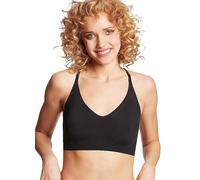 Maidenform Lace Pure Comfort V-Neck Pullover Non-Wired Full Cup Bra Black