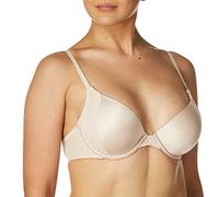 Maidenform Natural Boost Demi Bra, Push-Up Lace T-Shirt Bra with Convertible Straps, Add-One-Cup-Size Push-Up T-Shirt Bra, Sandshell, 36D