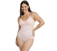 Maidenform Tame Your Tummy Lace Bodysuit, Beige, Size S, Women Beige