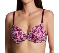 Maidenform Underwire, One Fab Fit Demi T-Shirt, Convertible Bras for Women, Small Orchid Daisy Print, 38B