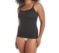 Maidenform Women's Cami Shapewear, Firm Control Shaper, Microfiber Longer Length Camisole Top, Black, Large
