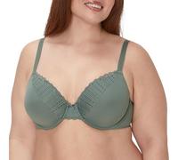 Maidenform Women's Comfort Devotion T-Shirt Bra, Underwire Bra, Full Coverage Bras for Women, Pewter Green, 38B