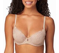 Maidenform Women's Comfort Devotion Your Lift Underwire Bra with Lace Trim, Convertible Straps, Evening Blush, 34C