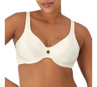 Maidenform Women's Dream Punge into Comfort Keyhole Minimiser Animal Print Everyday Bra, Off-White (Ivory), 38DD