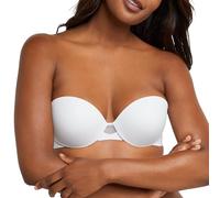 Maidenform Women's Dreamwire Multi Underwire, Strapless 6-Way Convertible Bra, Opaque, White, 36D