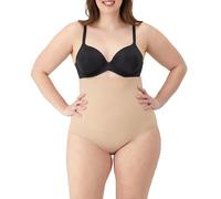 Maidenform Women's Fat Free Dressing High Waisted Brief Control Knickers, Beige (Latte Lift), L UK