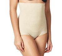 Maidenform Women's Fitsense High Waist Brief Shaping Half Slip, Beige (Nude 1/Transparent Ix1), 8 (Size: Small)