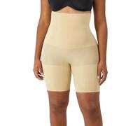 Maidenform Women's Hybrid-Hi-Waist Thigh Slimmer, Beige (Latte Lift), XL