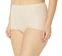 Maidenform Women's Light Control Shaping Brief with Cool Comfort Fabric 2-Pack Dms087, Nude 1 Transparent/Black, XL