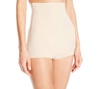 Maidenform Women's Maidenform Sleek Smoothers Hiwaist Boyshort Everyday Control & Light Weight Control Knickers, Beige (Paris Nude), L