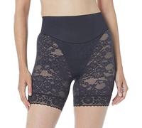 Maidenform Women's MaidenformTame Your Tummy Shorty Waist Shapewear, Black Lace, L