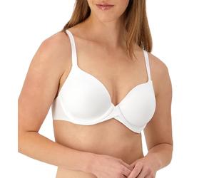 Maidenform Women's One Fabulous Fit 2.0 Tailored Demi Bra One Fabulous Fit 2.0 Half Cup Bra Not Applicable, White, 90D